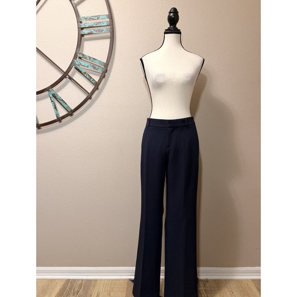 Banana Republic Women's Pants Trousers 6 NWT Navy Blue Logan Fit - Picture 1 of 8